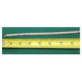 Sterling & CZ Tennis Bracelet 24.98g