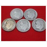 5-1946 Roosevelt Silver Dimes