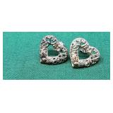 Black Hills Gold 10k & Sterling Earrings 3.76g