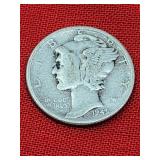 1945 Mercury Silver Dime