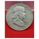 1963-D Franklin Silver Half Dollar