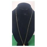 25" 14k Yellow Gold Necklace With Birthsone