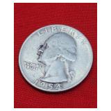 1954-D Washington Silver Quarter