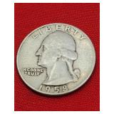 1958-D Washington Silver Quarter