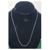 20" .925 Sterling Silver Necklace 9.26g