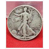 1941 Walking Liberty Silver Half Dollar