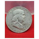 1963-D Franklin Silver Half Dollar