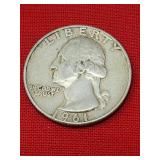 1961-D Washington Silver Quarter
