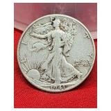 1941 Walking Liberty Silver Half Dollar