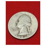 1943-D Washington Silver Quarter