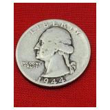1944 Washington Silver Quarter