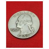 1957-D Washington Silver Quarter