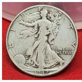 1942 Walking Liberty Silver Half Dollar