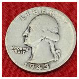 1943 Washington Silver Quarter