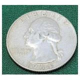 1964-D Washington Silver Quarter