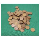 1950-1955 105  Unsearched Wheat Pennies