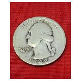 1942 Washington Silver Quarter