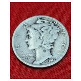 1944 Mercury Silver Dime