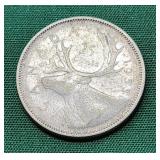1953 CANADIAN Silver Quarter