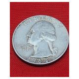 1964-D Washington Silver Quarter