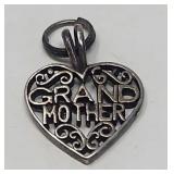 .925 Sterling Grand Mother Pendant 1.45g