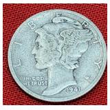 1941 Mercury Silver Dime