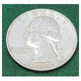 1964-D Washington Silver Quarter