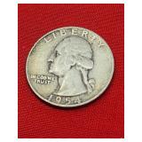 1954-D Washington Silver Quarter