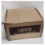 $500. Unsearched Kennedy  Silver? Half Dollar Box