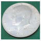 1964-D Kennedy 90% Silver Half Dollar