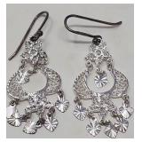 .925  Sterling Silver Earrings 6.42g
