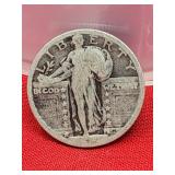 No Date Standing Liberty Silver Quarter