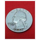 1957 Washington Silver Quarter