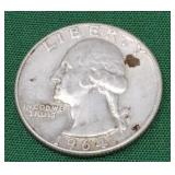 1964-D Washington Silver Quarter