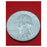 1964-D Washington Silver Quarter