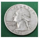 1964-D Washington Silver Quarter