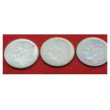 3-1964-P-D Roosevelt Silver Dimes
