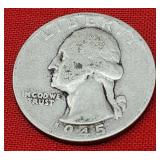 1945-D Washington Silver Quarter