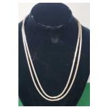 41" .925 Italy Sterling Necklace 21.39g