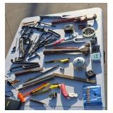 Eight piece brass driver punch set Allen wrenches