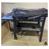 Blackstone 2 burner propane griddle cooking