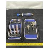 Kobalt screwdriver and but set in case.