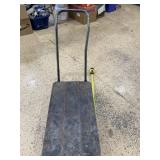 Steel cart on casters