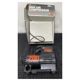 Interdynamics mini air compressor witu cigarette