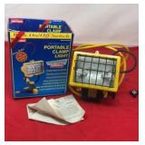 Portable clamp light 250 W halogen