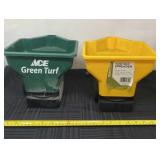 Ace Green Turf and Yardworks hand spreaders.