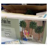 One palm tree outdoor lighting box full