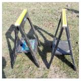 Companion Plastic Folding Saw Horses