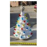Light Up Ceramic Christmas  Tree