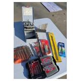 Assortment of drill bits